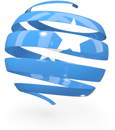 Illustration Of Flag Of Somalia - Puerto Rican Logo Png (640x480)