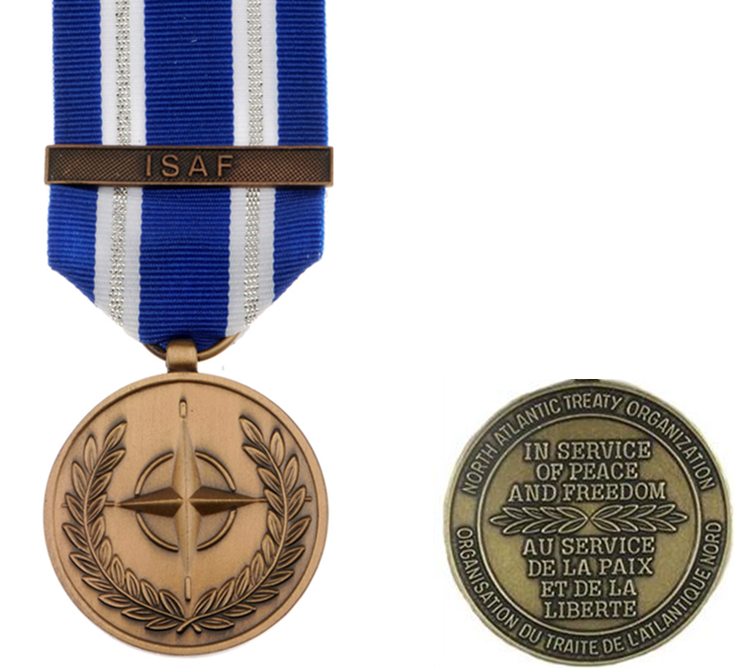 The Nato Isaf Medal - Nato Afghanistan Service Medal (807x735)