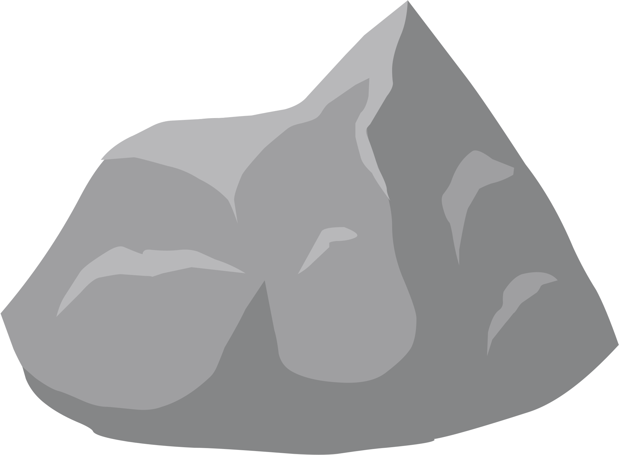 Clipart Ilmenskie Rock Dull Bg2 - Rock Clip Art (2400x1588)