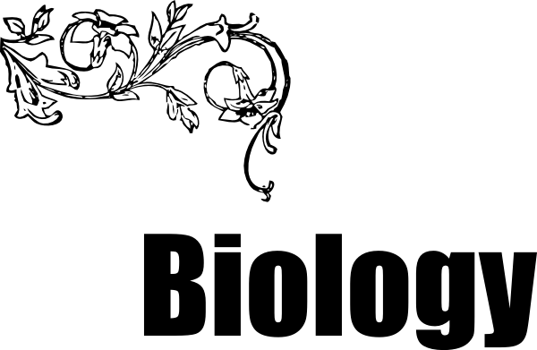 Biology Clipart - Biology Black And White (600x391)