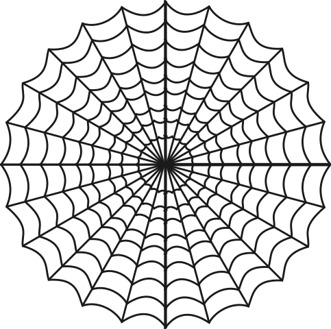 241 × 240 Pixels - Free Spider Web Vector (483x480)