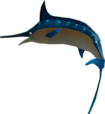 Sword Fighting Fish - Atlantic Blue Marlin (420x420)