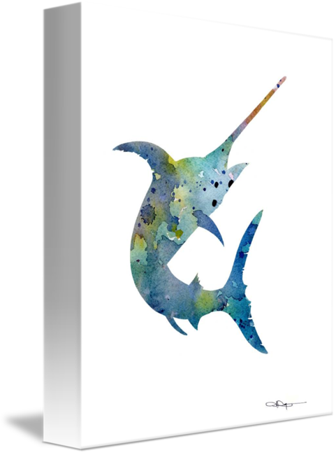 Swordfish Art (481x650)