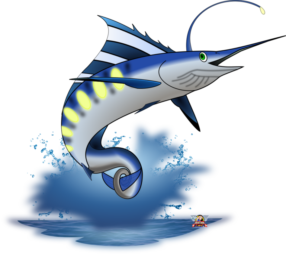 Spindle The Crossbreed Swordfish By Philllord - Illustration (947x844)