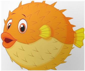 Cartoon Puffer Fish (400x400)