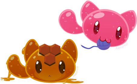 Honey Slime Tumblr - Drawing (500x330)