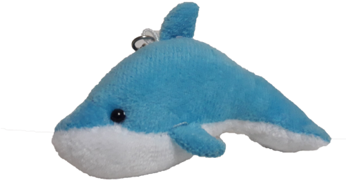 Kit Com 12 Chaveiros De Pelúcia Golfinho - Keychain (500x560)