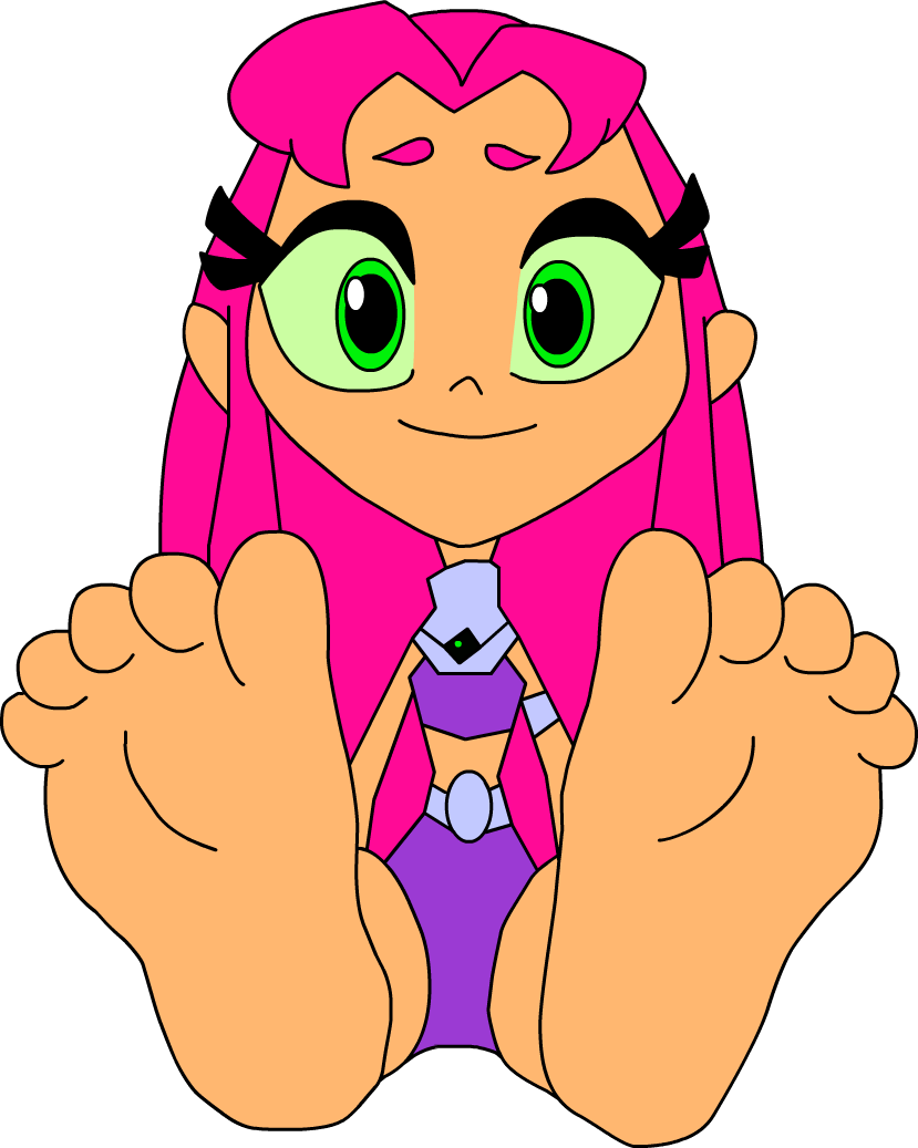 Starfire Ttg Drawing - Teen Titans Go Starfire's Feet (829x1037)