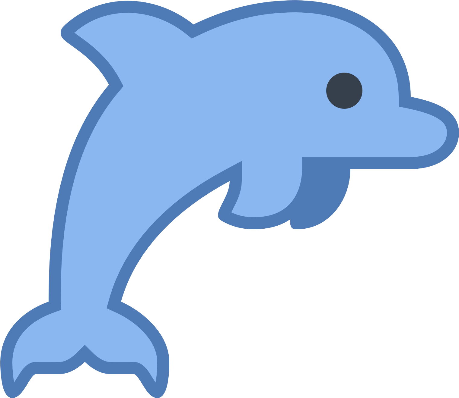 Pix - - - Dolphin, Gallery Aljanh - Net - Dolphin Icon Png (1600x1600)