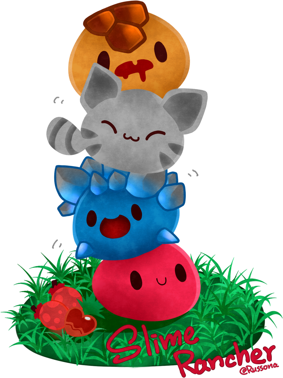 Kampfkewob 206 15 Slime Rancher By Russona - Slime Rancher Wallpaper Phone (1024x1365)