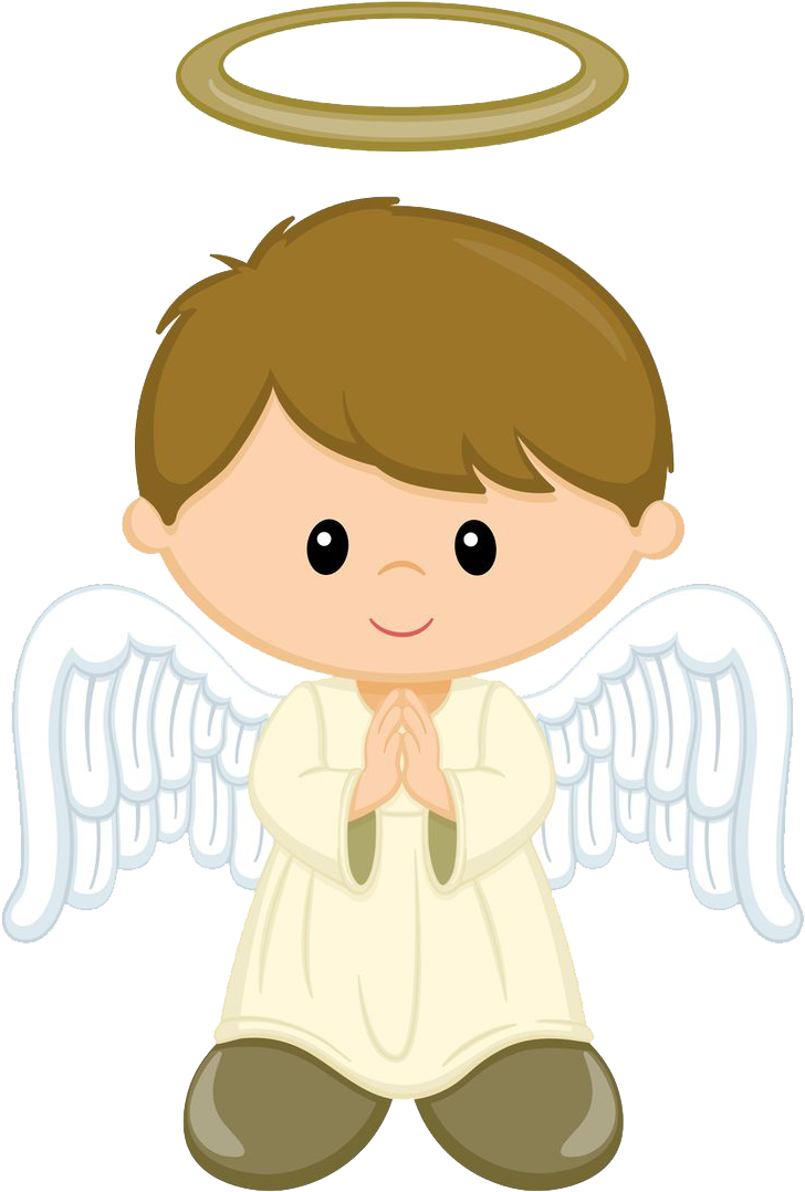 Angel Boys - Angelito Clipart (736x1089)
