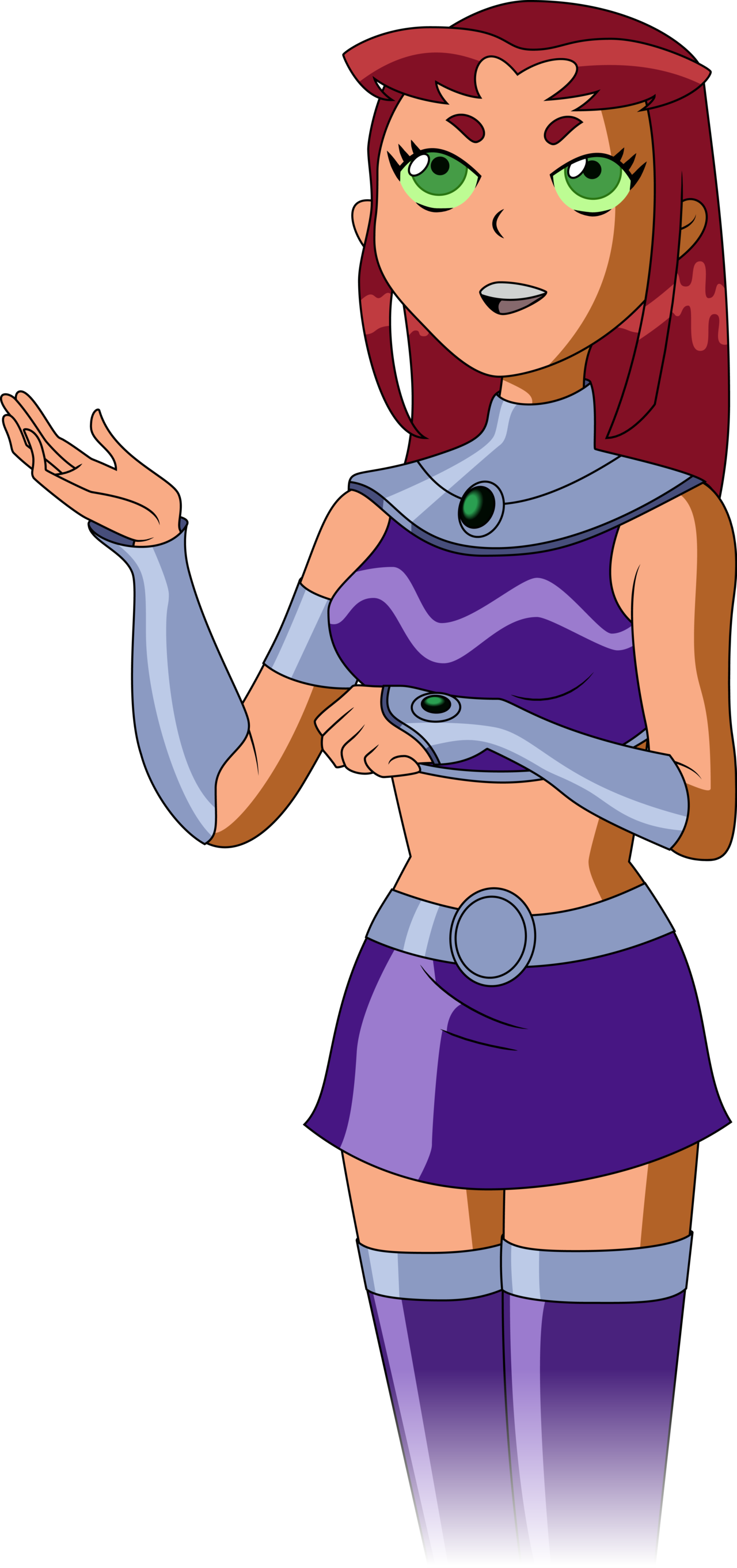 Teen Titans - Los Jovenes Titanes Starfire (1280x2723)