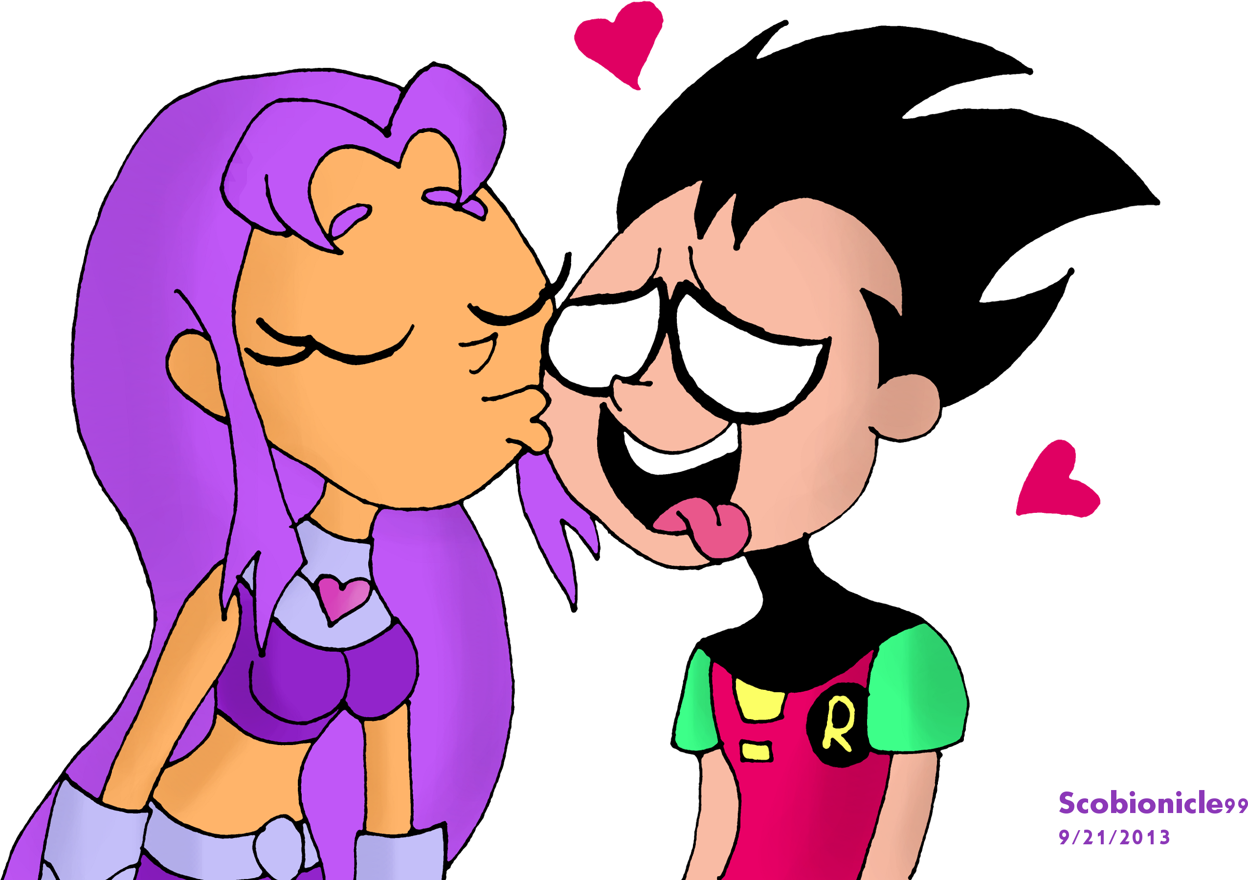 Lovefire Go By Sb99stuff Lovefire Go By Sb99stuff - Teen Titans Go Starfire Emoticlones (2880x2000)