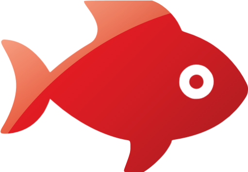 Web 2 Ruby Red Fish 2 Icon - Fish Icon Png (512x512)