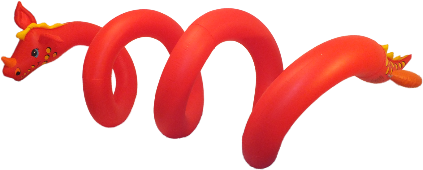 Inflatable Snake 01 By Tigerdragon85 - Number (1395x572)