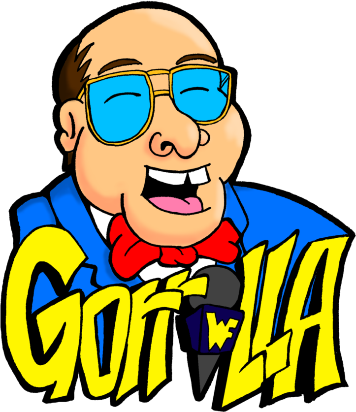 Gorilla Monsoon By Dan-morrow - Gorilla Monsoon Cartoon (745x1072)