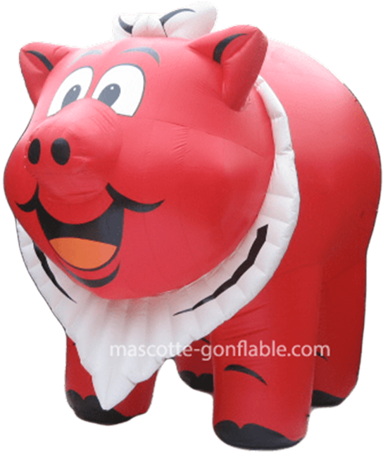 Custom Pig Inflatable Giant Decoration - Domestic Pig (547x720)