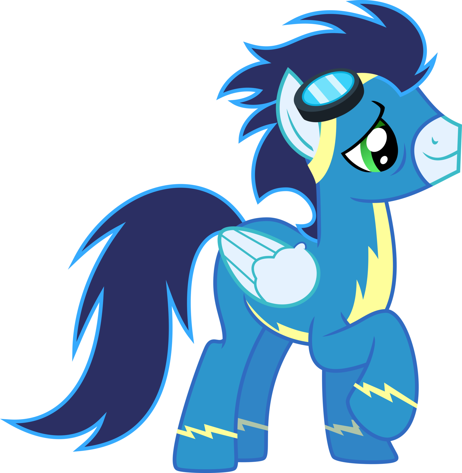 Soarin' Is Hungry As A Horse By Chainchomp2 - Soarin Wonderbolt (1600x1637)