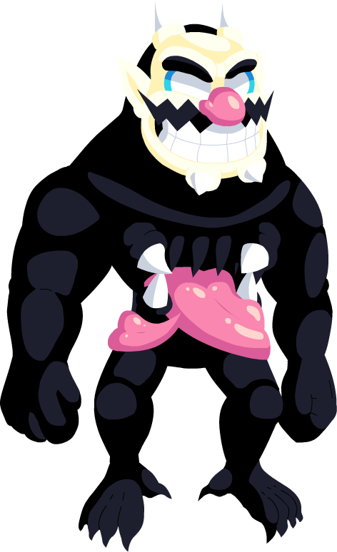 Wario As A Demon By Shoonsh - Cartoon (472x774)