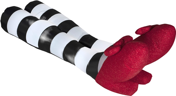 Gemmy Wizard Of Oz Airblown Inflatable Wicked Witch - Wizard Of Oz Legs Png (600x344)