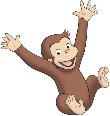 Curious George - Curious George Png (455x480)