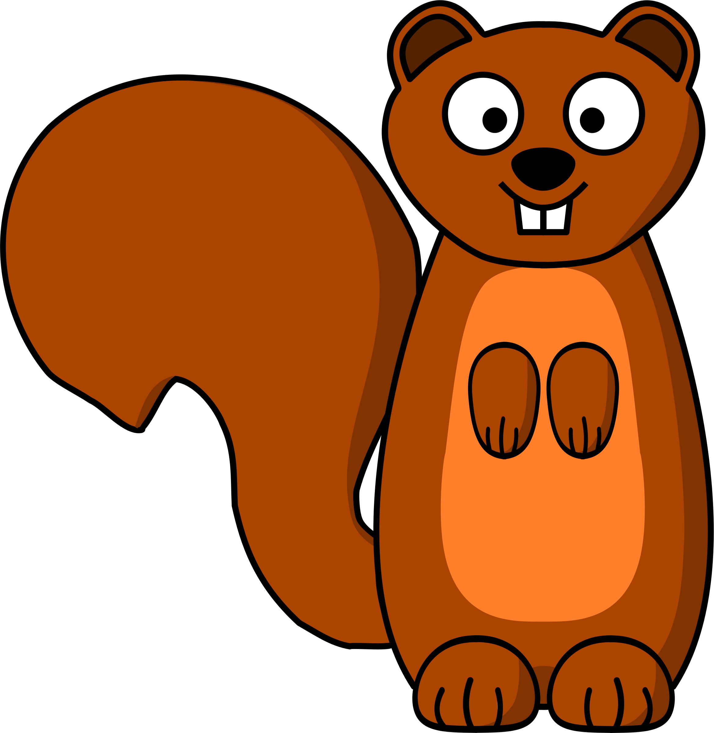 Big Image - Transparent Weasel Icon (2337x2400)