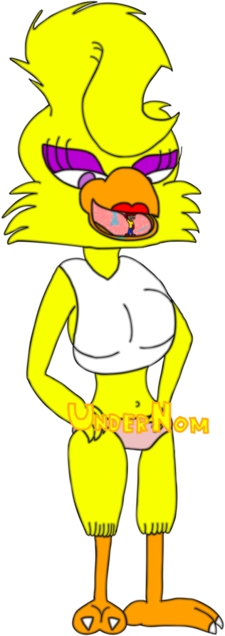 Chica The Chick's Beak Buddy By Undernom - Cartoon (894x894)