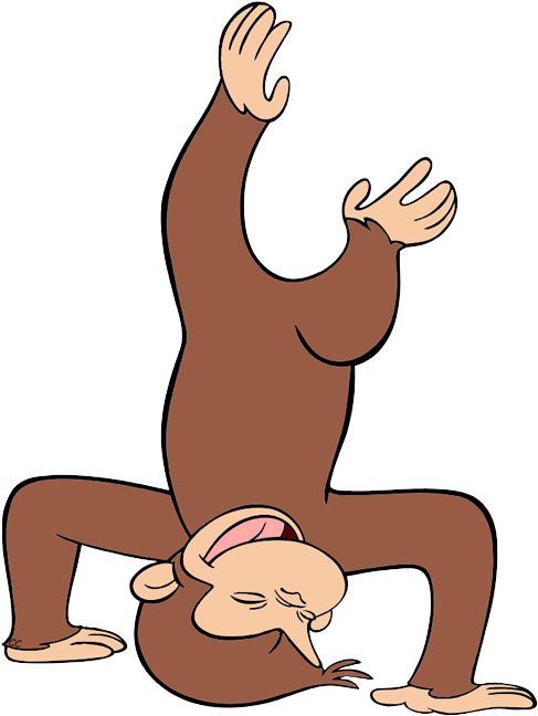 Curious George Clip Art - Cartoon (500x654)