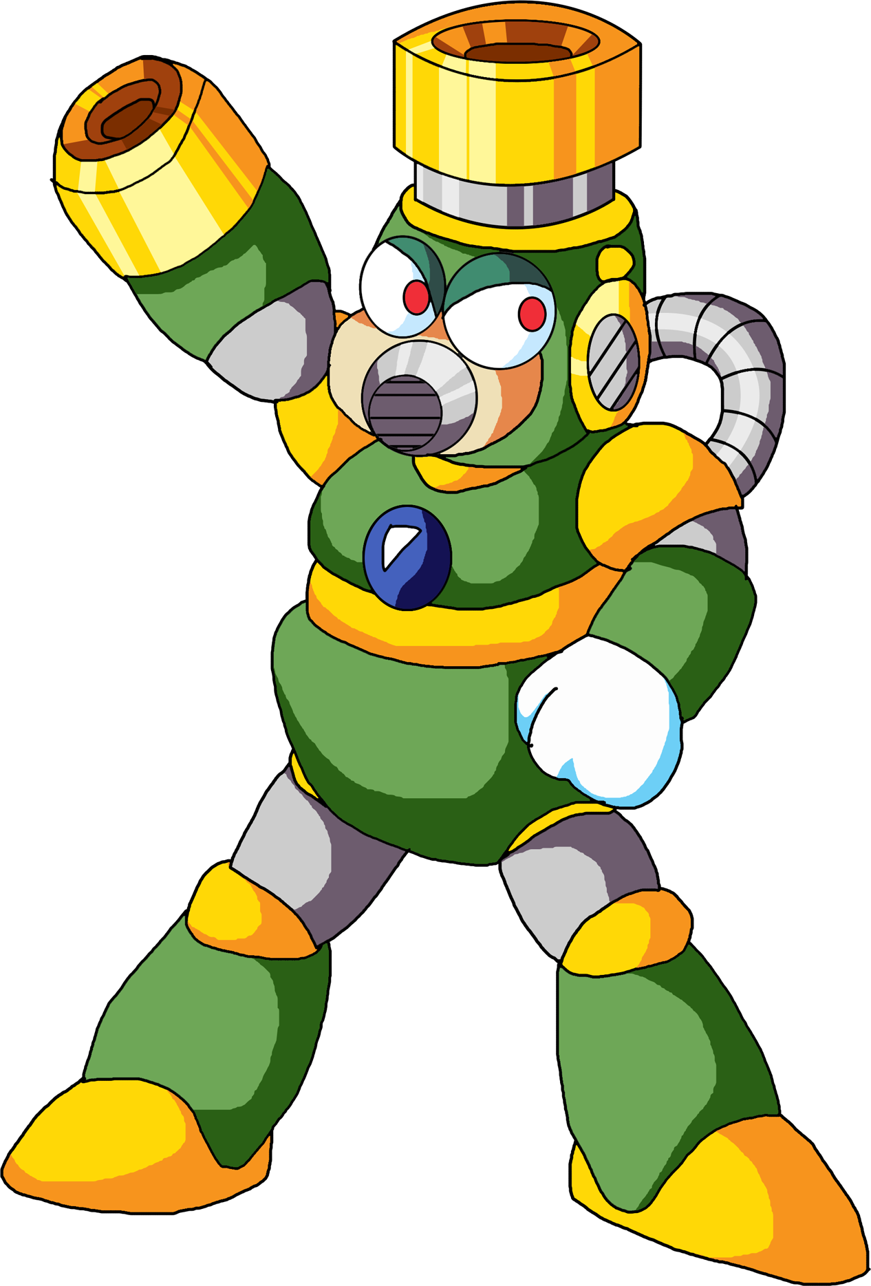 Gas Man A Forgotten Rm By Spdy4 - Mega Man Gas Man (1266x1869)