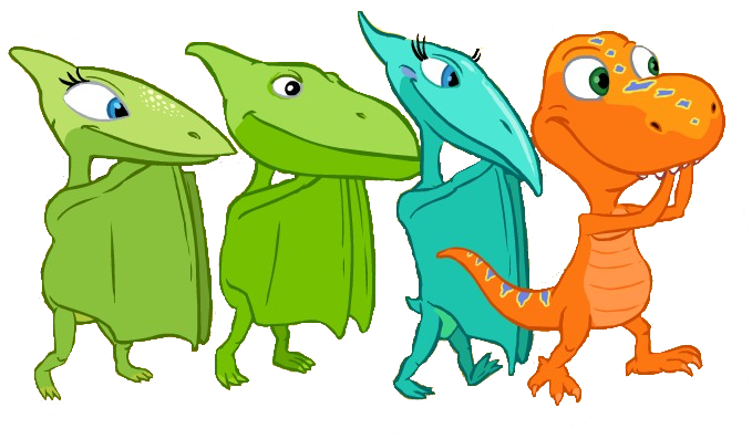 Shiny Tiny Don And Buddy Pulling Vector By Digiponythedigimon - Buddy And Tiny Dinosaur Train (786x418)