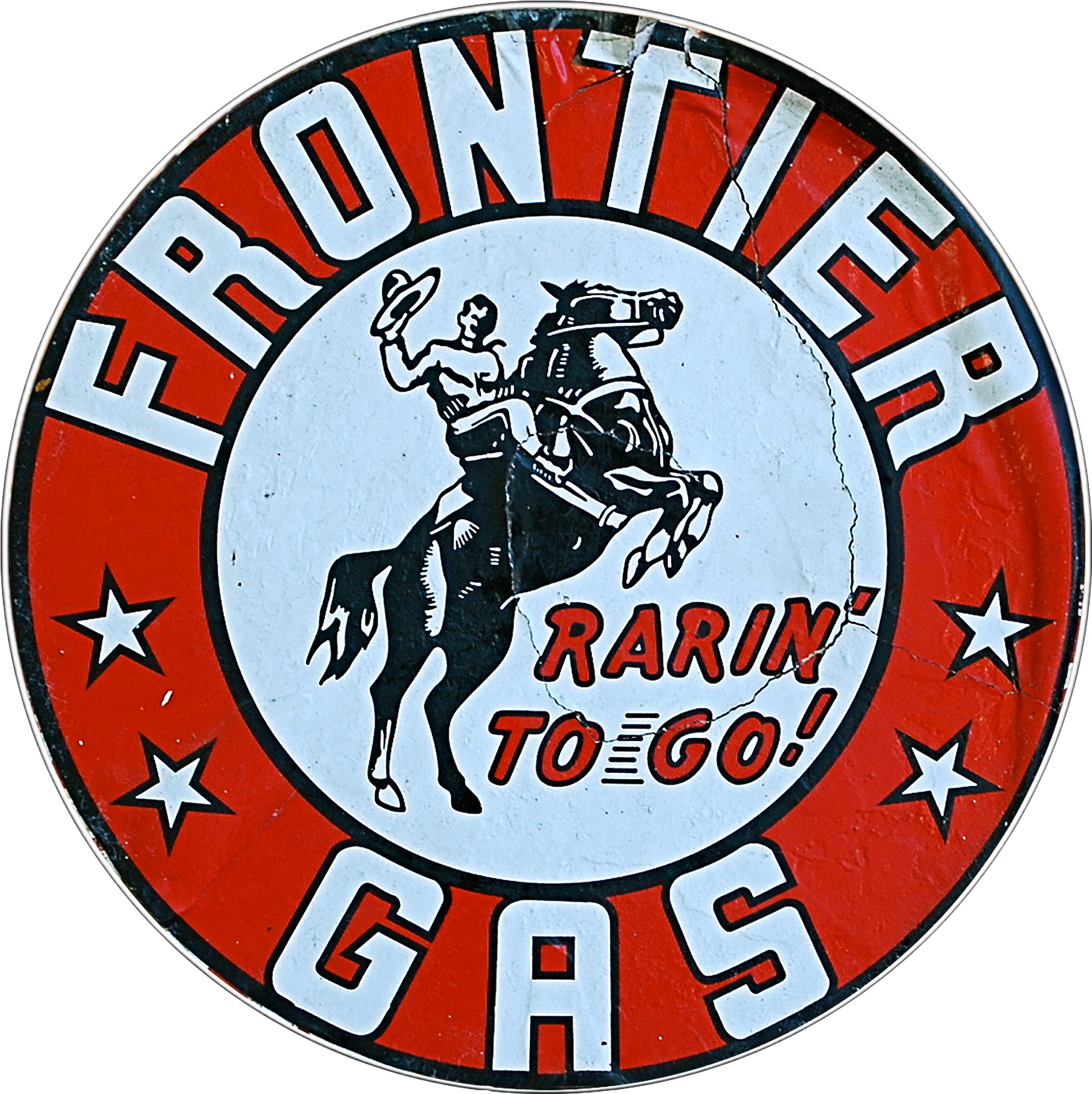 Vintage Frontier Gas Sign - Lonely Planet Usa's Best Trips [book] (1800x1800)