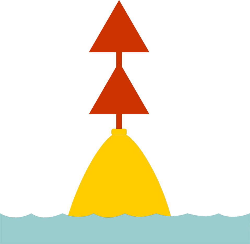 Illustration Of A Buoy In The Water - Illustration Of A Buoy In The Water (958x936)
