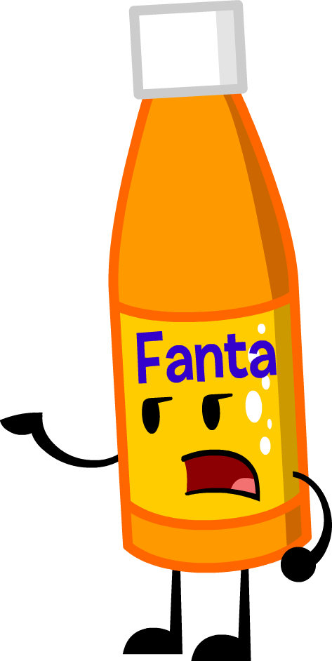 Fanta By Kitkatyj - Fanta Transparent Clipart (473x942)