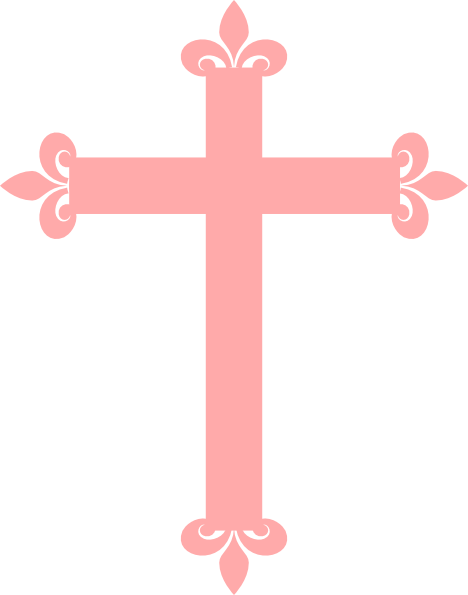 Ravishing Christening Clipart Free Download Clip Art - Catholic Cross Clip Art (468x595)