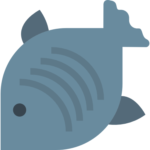 Fish Free Icon - Fish Flat Icon Png (512x512)