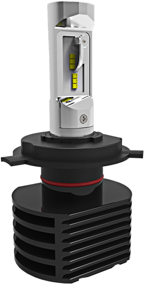 H4 Levou Farol 3000 Lumen Lâmpada Led De Luz Conduziu - Vxmotor 1pc Philips Lumileds Chip Canbus (error Free) (800x640)