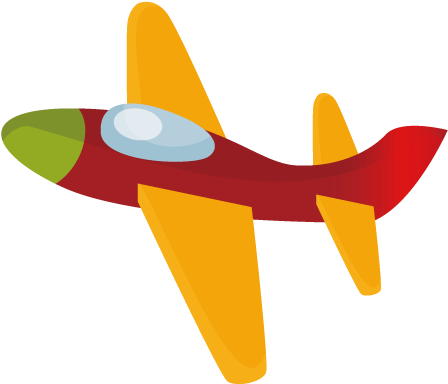 Airplane Aircraft Flight - Cartoon Png Plane Cartoon (567x567)