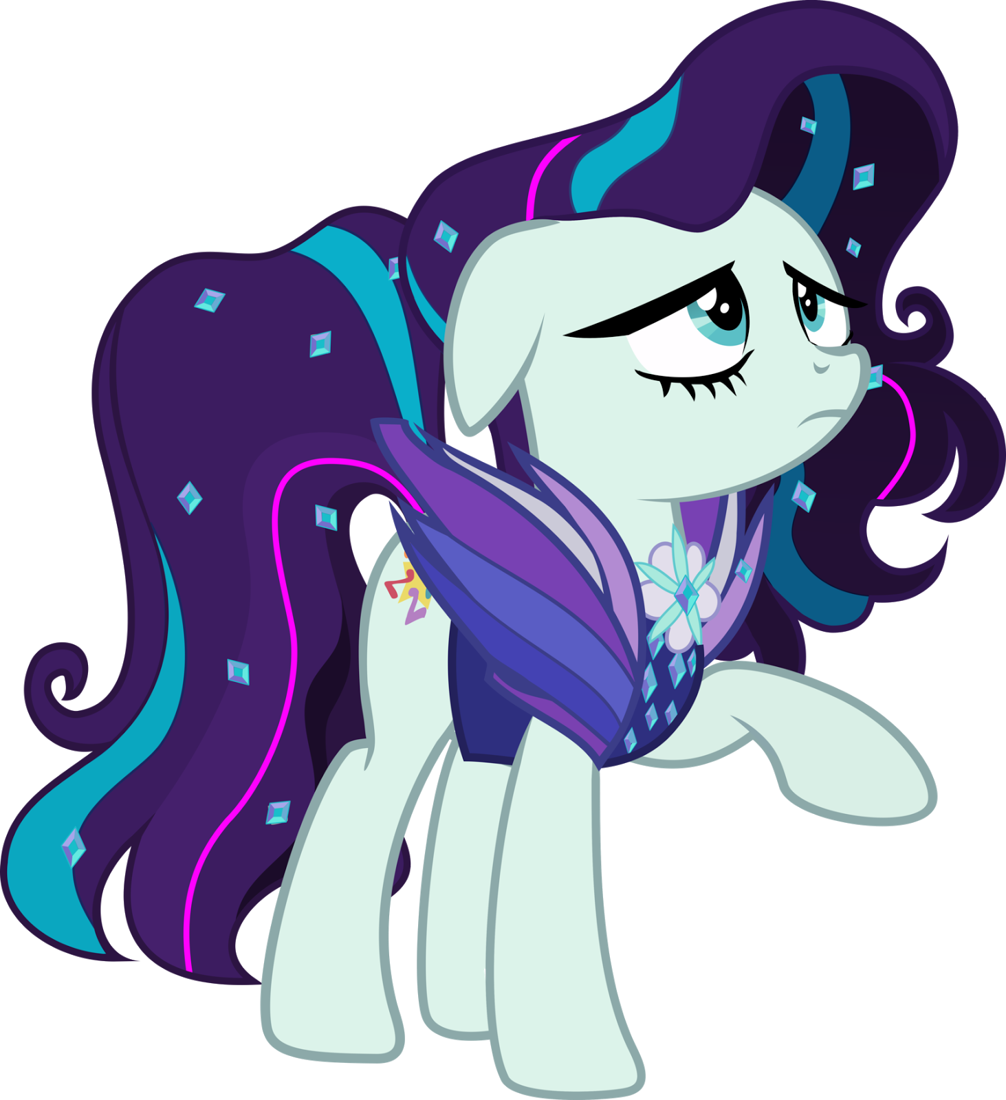 When I Look At Society As A Whole, I Like To Think - Mlp Fim Countess Coloratura (1463x1600)