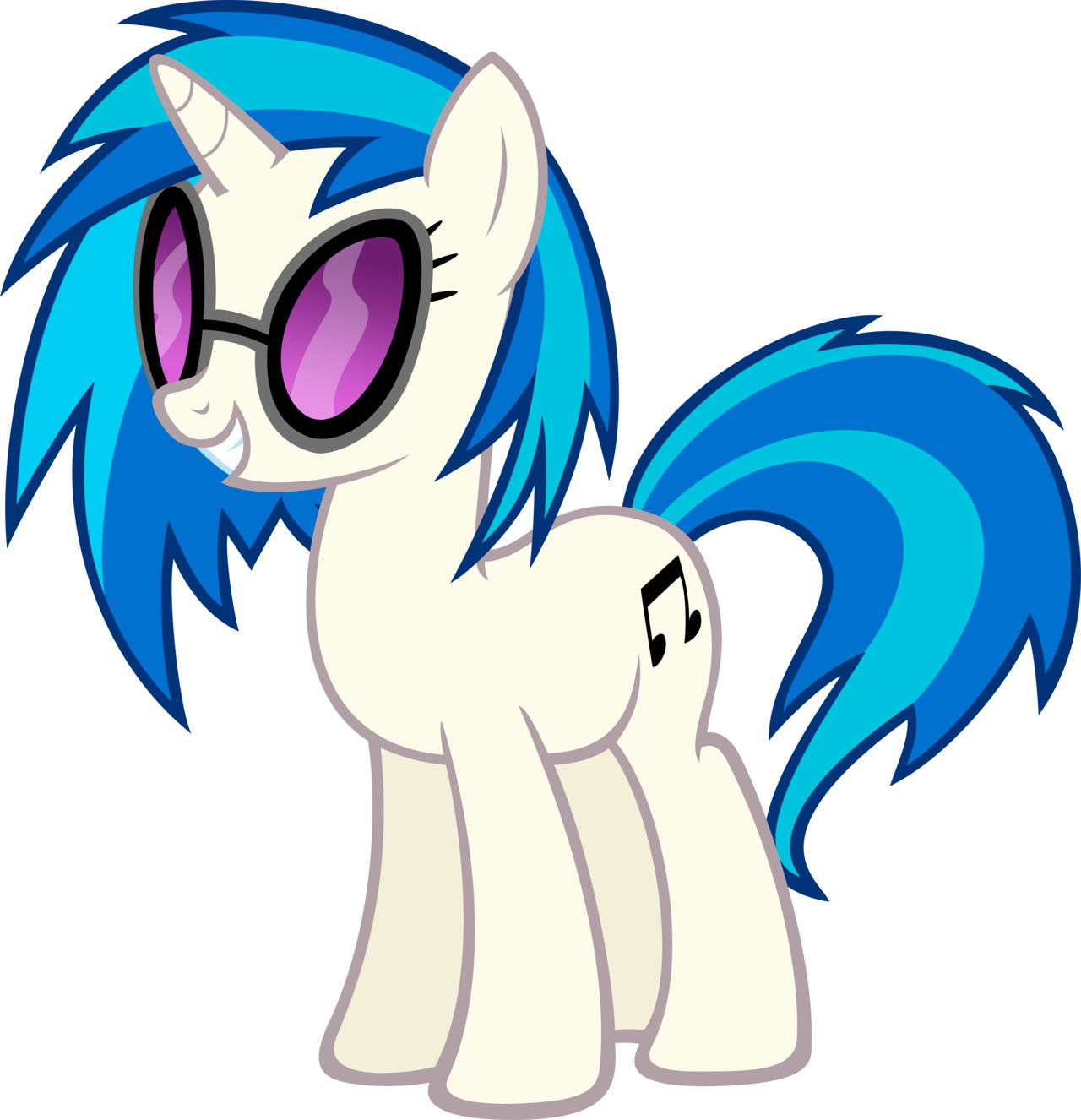 Shadow Horse By Pink-monsterz On Deviantart - Mlp Vinyl Scratch (1280x1326)