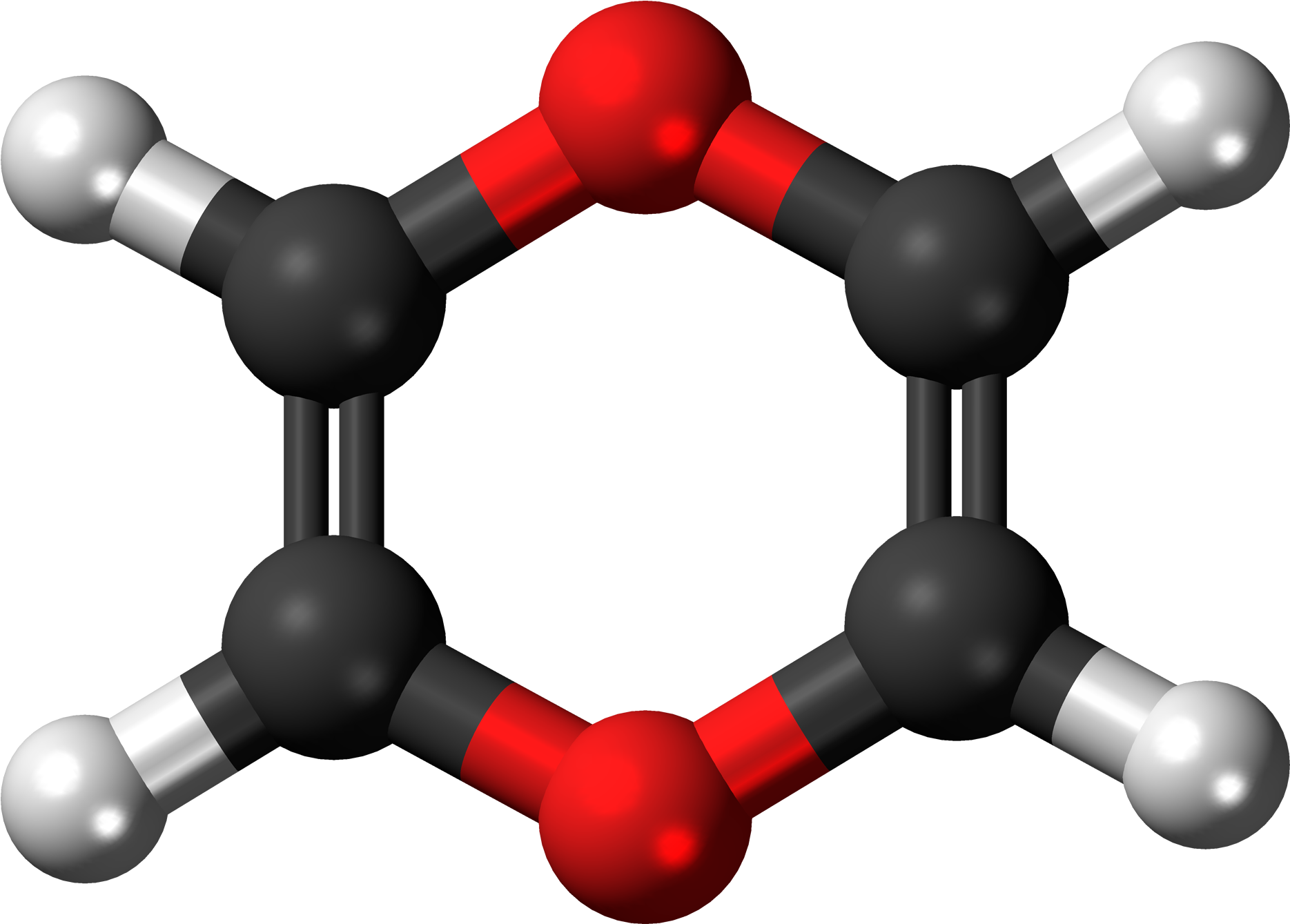 1,4 Dioxin 3d Balls 2 - Ditiotreitol Ditioeritritol (2000x1470)
