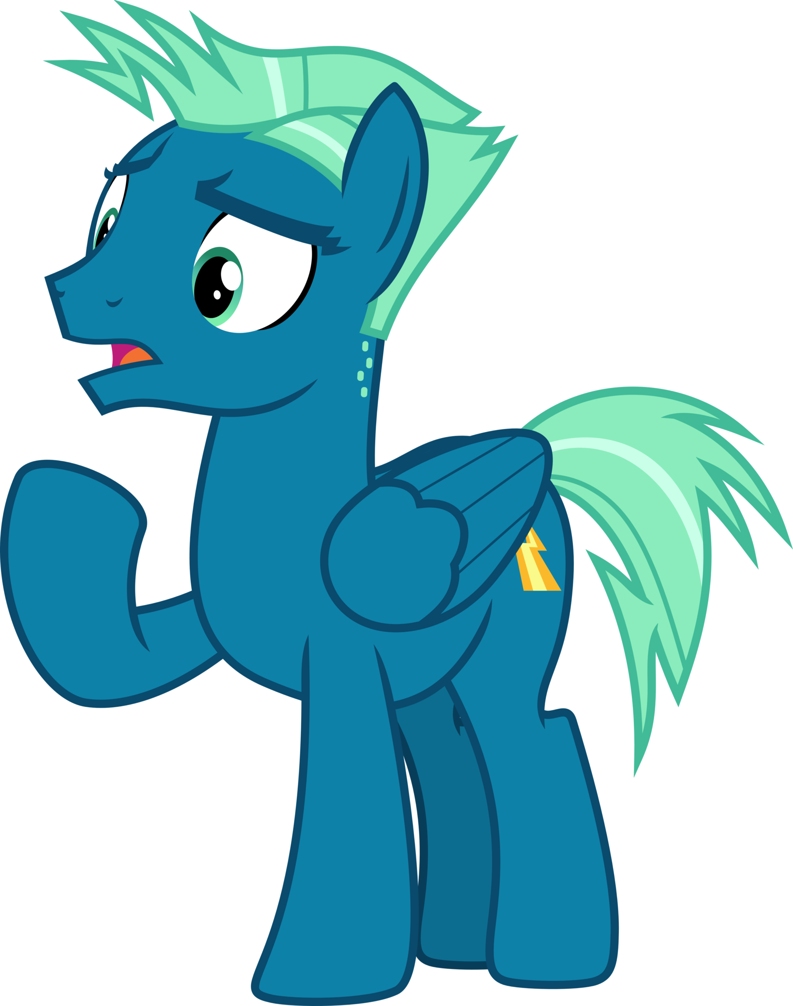 Horse Head Clipart - My Little Pony Sky Stinger (1600x2030)