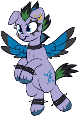 Lulubell, Cirrus Cloud, Gothic, Idw, Piercing, Safe, - Cartoon (315x388)