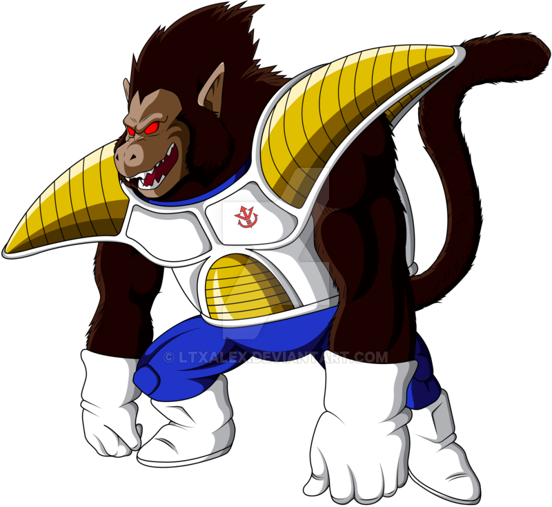 026-kid Vegeta By Ltxalex - Super Saiyan Great Ape (800x734)