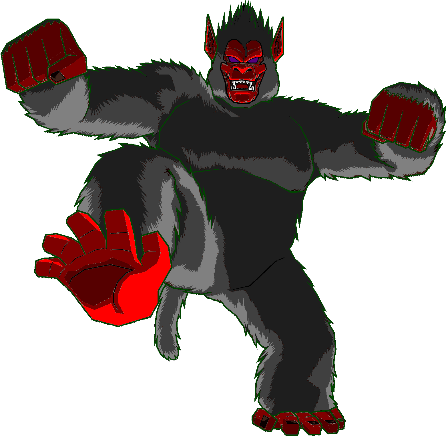 Dark Ape - Goku Monkey (1600x1600)