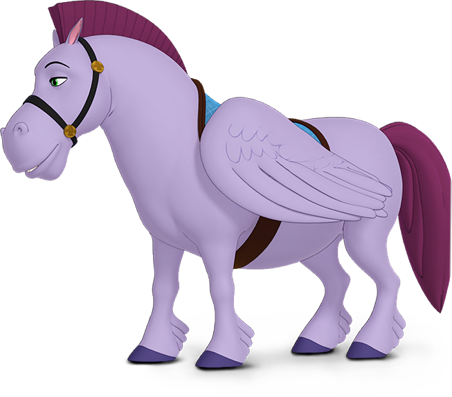 Minimus Is An Example Of A Flying Horse - Sofia The First Characters (653x574)