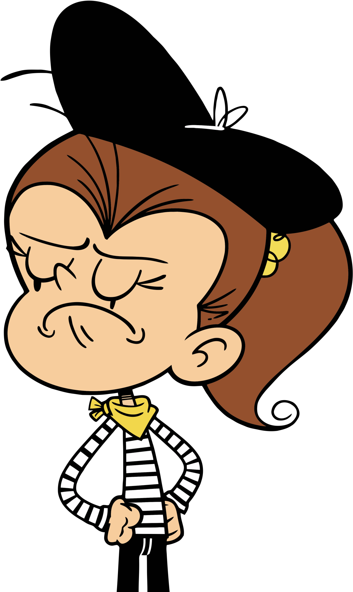 Luan Is Good At Acting Like A Mime - Loud House Luan Mime (1150x1920)