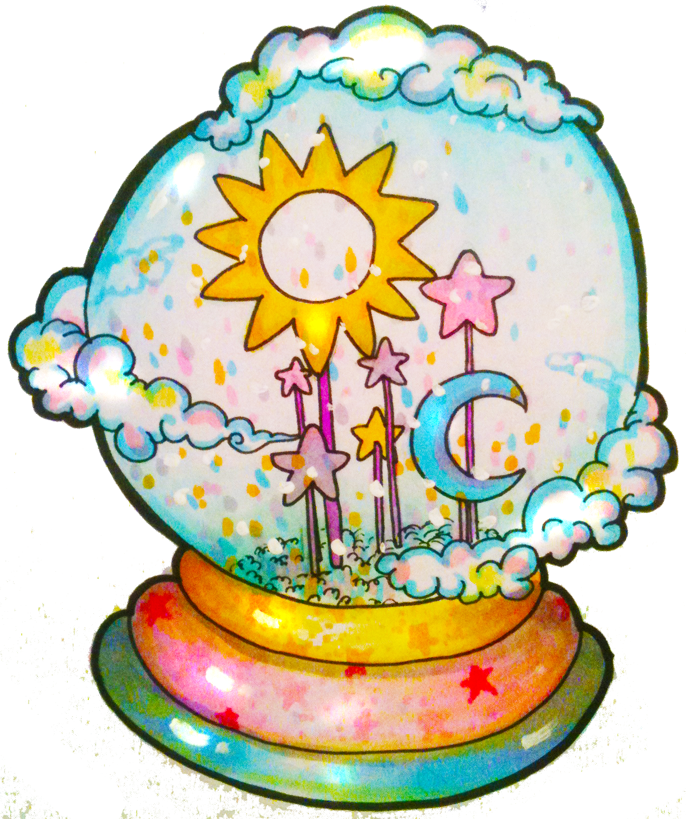 It's Up To Cirrus To Venture To The Other Snow Globes - It's Up To Cirrus To Venture To The Other Snow Globes (1360x1624)