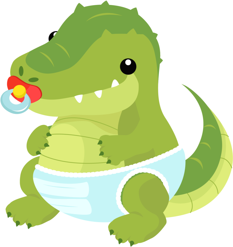 Crocodile Png Background Image - Drawing (1024x1024)