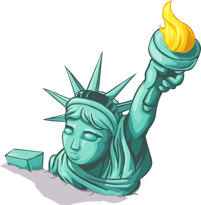 Image - Statu Of Liberty Png File (399x406)