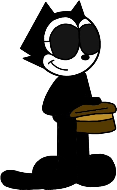 Felix Acting Like A Blind By Marcospower1996 - Cartoon (894x894)